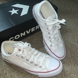 White Low Top Madison Converse